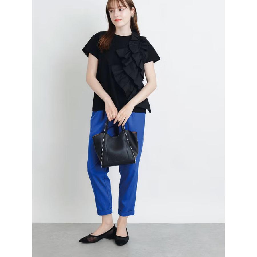 PICCIN PERLA ピッチンぺルラ アシンメトリーフリルプルオーバー