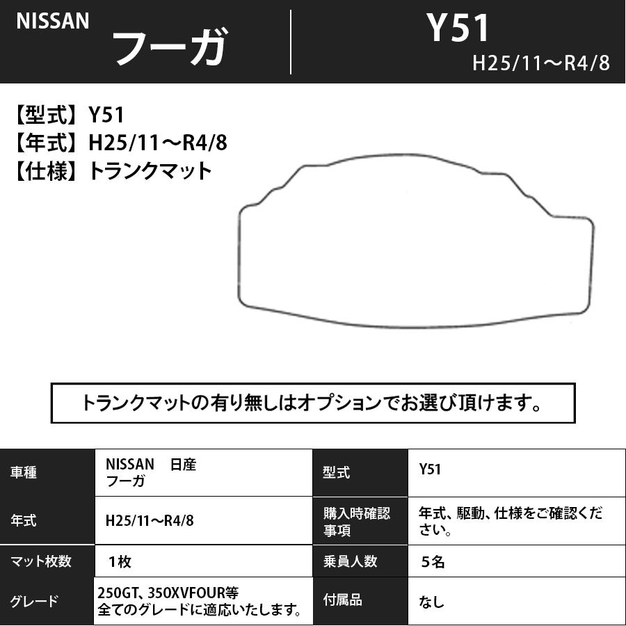 フロアマット　日産　NISSAN　フーガ　FUGA　　Y51/KY51/KNY51/HY51　21/11〜R4/8　カーマット　抗菌　抗ウイルス　消臭　エコノミータイプ｜m-k-m-k｜04