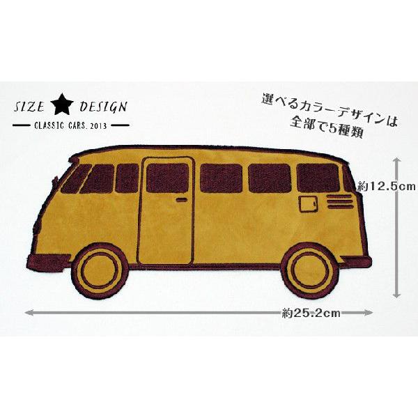 壁刺繍 クラシックカー バス 刺繍のウォールステッカー インテリア ホームデコ 刺繍 ルーム | ブランド登録なし | 02