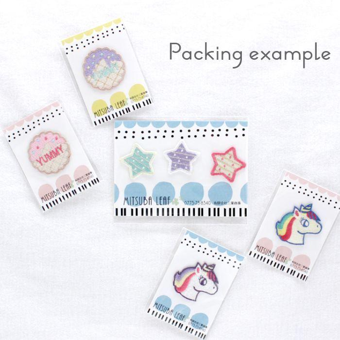 刺繍ワッペン ファンシー(A) インパクト抜群の総刺繍ワッペンでお手軽デコ♪ アイロン 目印 デコ メール便 | ブランド登録なし | 09