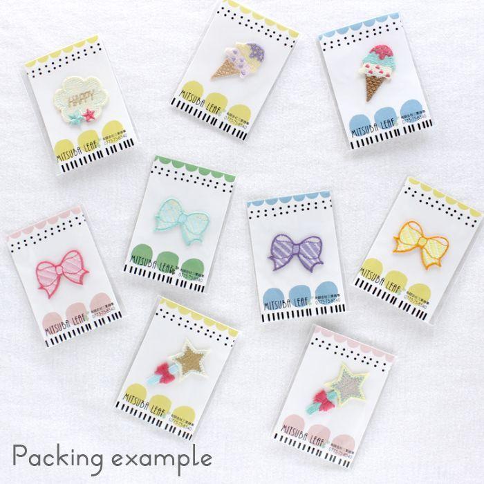 刺繍ワッペン ファンシー(B) インパクト抜群の総刺繍ワッペンでお手軽デコ♪ アイロン 目印 デコ メール便 | ブランド登録なし | 09