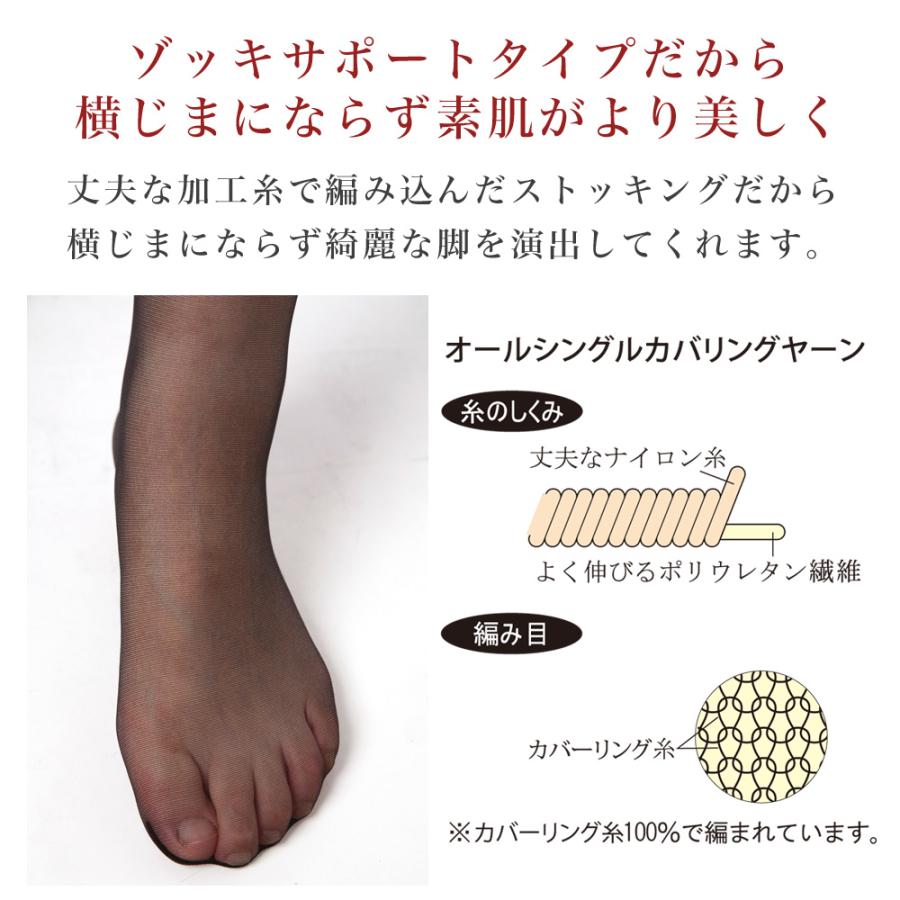 【新品】【未開封】MURUKO ストッキング ブラック ２足組 日本製 ストッキング マットブラック 2足セット 漆黒 ゾッキ