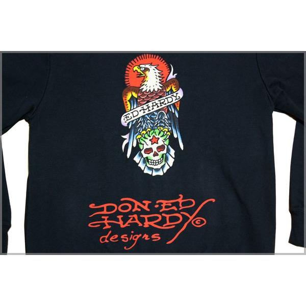ED Hardy エドハーディー フルジップ パーカー EAGLE BASIC HD メンズ 黒 : ed-0008 : メリケンマーケット ...