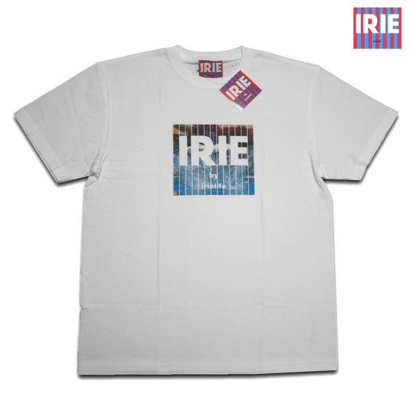 IRIE Tシャツ WATER SPLASH LOGO TEE IRSS2050 ホワイト ブルー アイリー｜m-market-web｜02