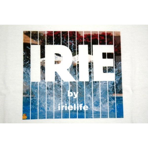 IRIE Tシャツ WATER SPLASH LOGO TEE IRSS2050 ホワイト ブルー アイリー｜m-market-web｜03