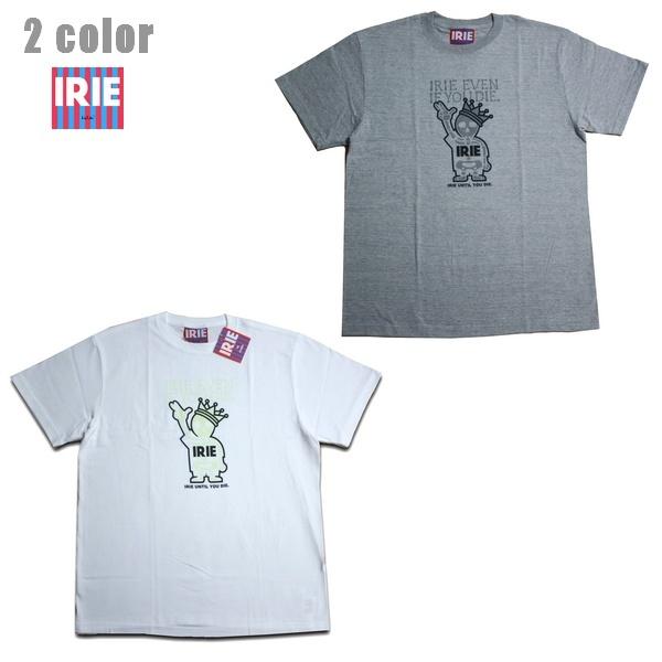 IRIE Tシャツ SKULL POWKING TEE IRHA21015 ホワイト グレー アイリー [メール便可]｜m-market-web