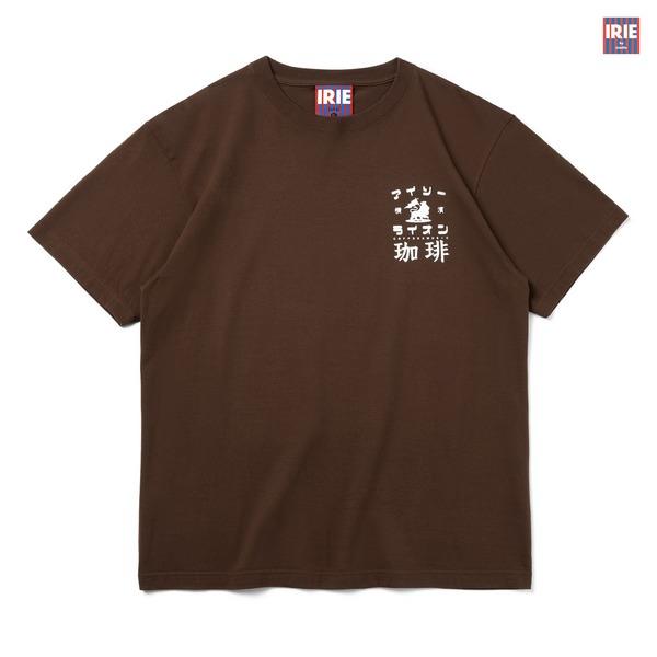 IRIE Tシャツ IRIE 【 アイリー 】Tシャツ アイリーライオン 珈琲TEE IRSS24025 ブラウン 茶 レゲエ IRIE LIFE アイリー メール便可｜m-market-web｜02