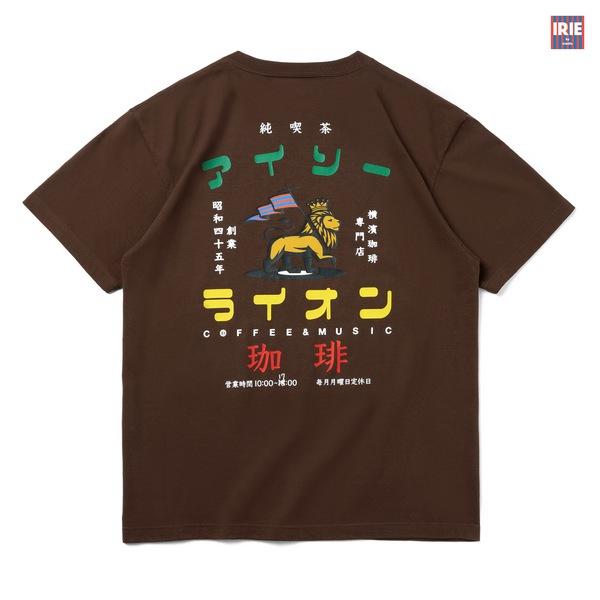 IRIE Tシャツ  アイリーライオン 珈琲TEE IRSS24025 ブラウン 茶 レゲエ ジャマイカ IRIE LIFE アイリー メール便可｜m-market-web｜04