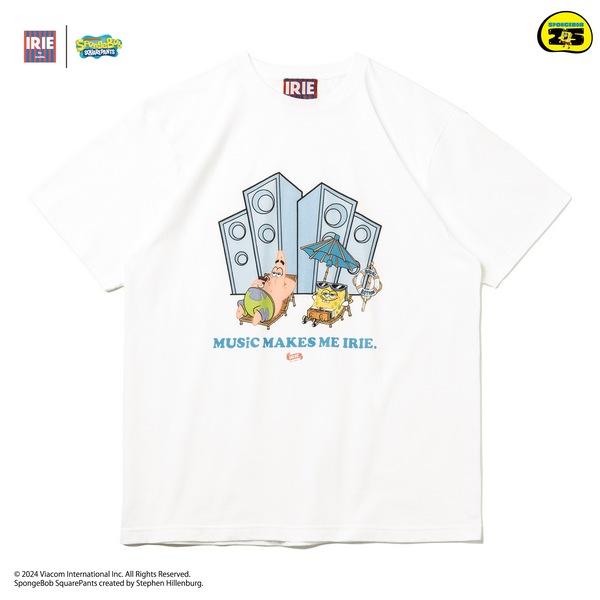 IRIE IRIE Tシャツ ×SPONGEBOB CHILL OUT TEE IRSS24SP-004 ホワイト