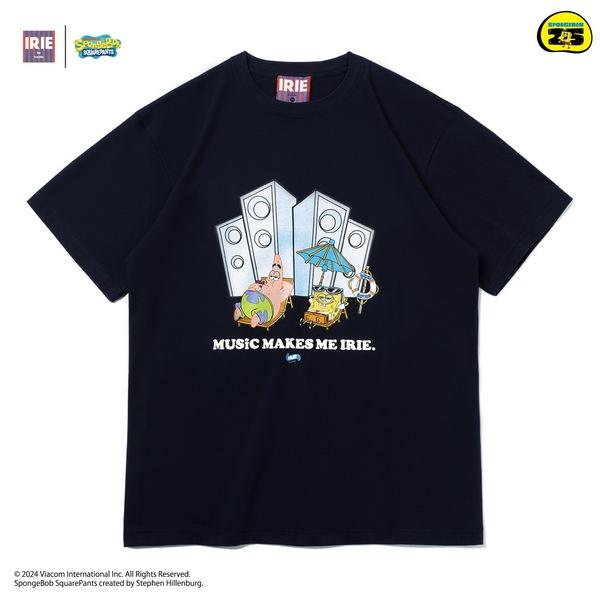 IRIE IRIE Tシャツ ×SPONGEBOB CHILL OUT TEE IRSS24SP-004 ホワイト
