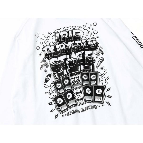 IRIE 長袖Tシャツ HAND DRAWING L/S TEE IRAW24017 アイリー ホワイト