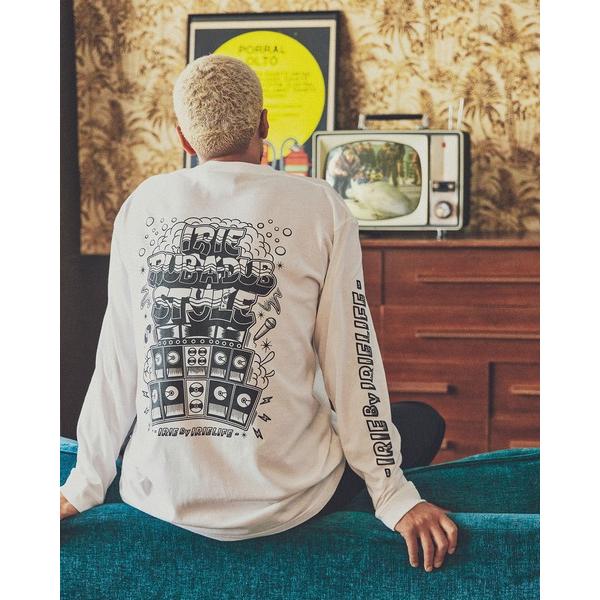 IRIE 長袖Tシャツ HAND DRAWING L/S TEE IRAW24017 アイリー ホワイト