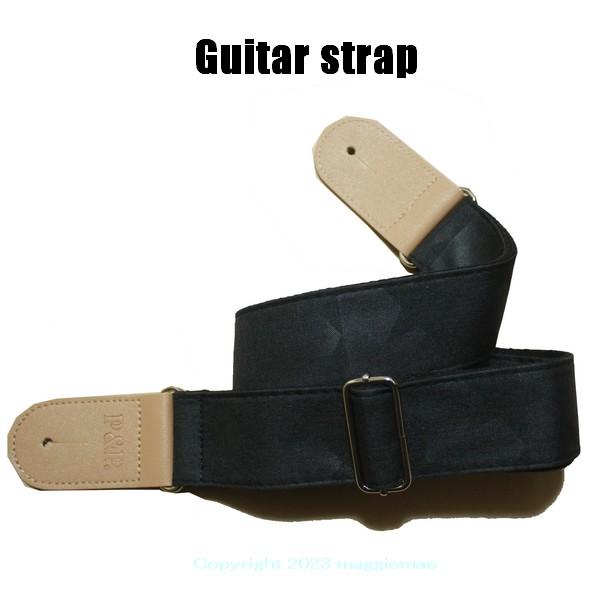 ギターストラップ ブラックスター T 星柄 ロック ROCK パンク メタル