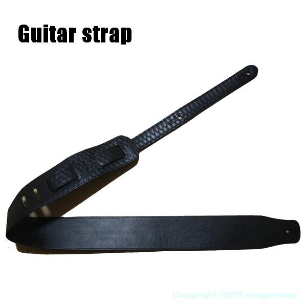 ギターストラップ ブラックスネーク C2 黒蛇柄 蛇皮柄 ロック ROCK
