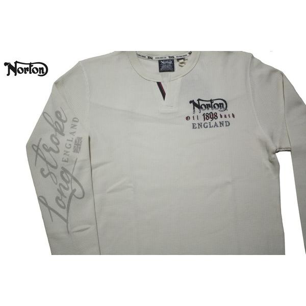 Norton サーマル長袖Tシャツ ベーシックサーマルロンT 231N1101 ノートン 黒 ブラック｜m-market-web｜08