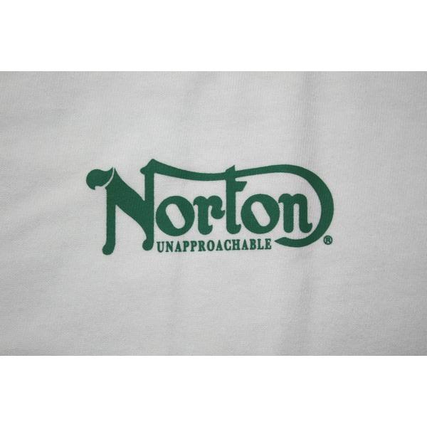 Norton Tシャツ  ウィリードッグライダーTEE JPN加工 232N1036 ノートン ホワイト ブラック XXL XXXL メール便可｜m-market-web｜03