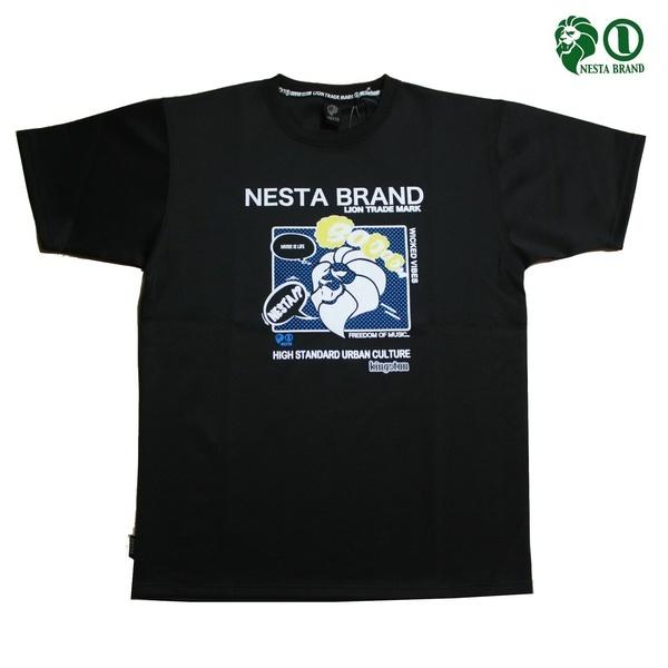 NESTA Tシャツ DRY アメコミグラフィックTEE 212NB1019 ホワイト ブラック ネスタ [メール便可]｜m-market-web｜05