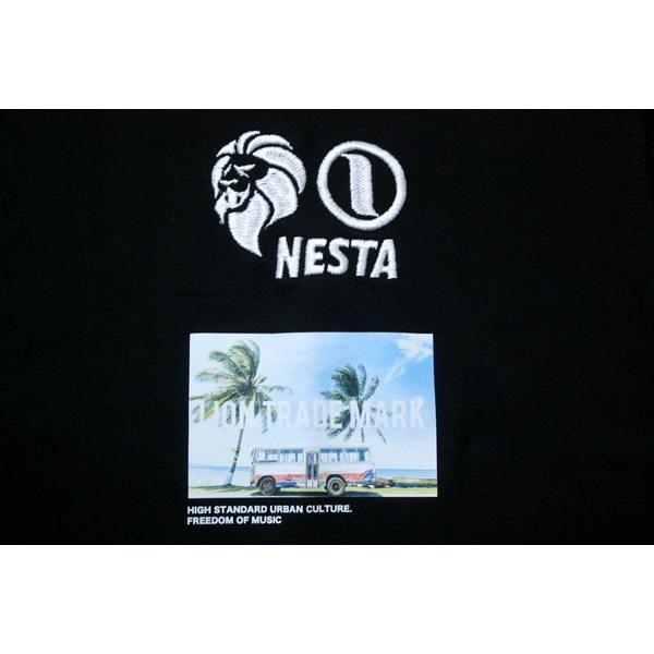 NESTA Tシャツ フォトコラージュTEE 222NB1003B ホワイト ブラック ネスタ [メール便可]｜m-market-web｜08