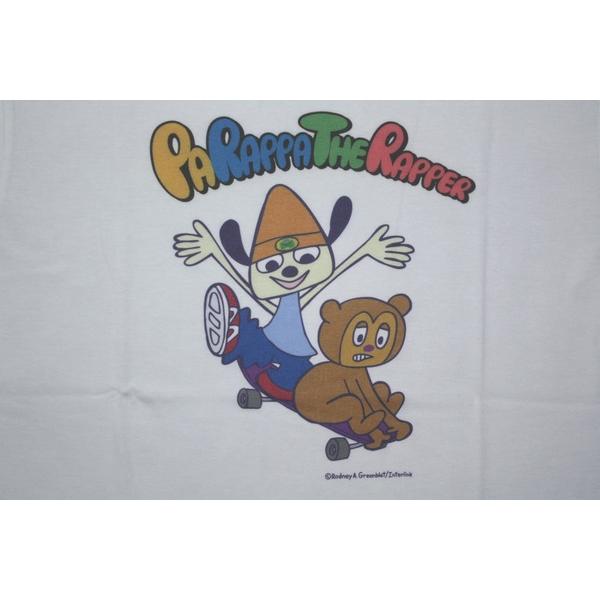 パラッパラッパー Tシャツ PaRappa the Rapper ホワイト 白 レトロ