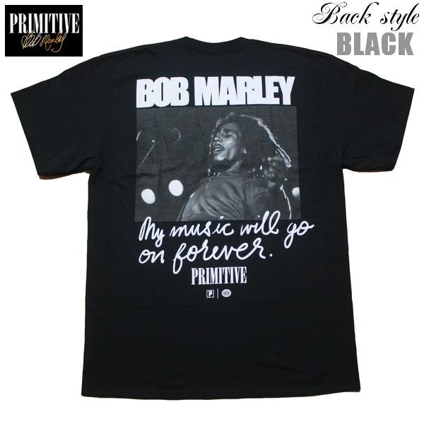 PRIMITIVE × BOB MARLEY コラボTシャツ ONE LOVE TEE FOREVER TEE OSPR24BM9 プリミティブ ブラック 黒 レゲエ ボブマーリー｜m-market-web｜04