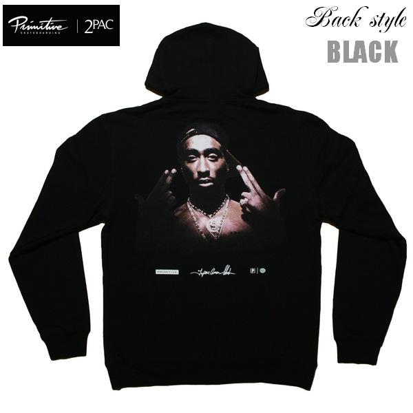 PRIMITIVE × 2PAC コラボパーカー STAY UP HOOD OSPR24TP18  