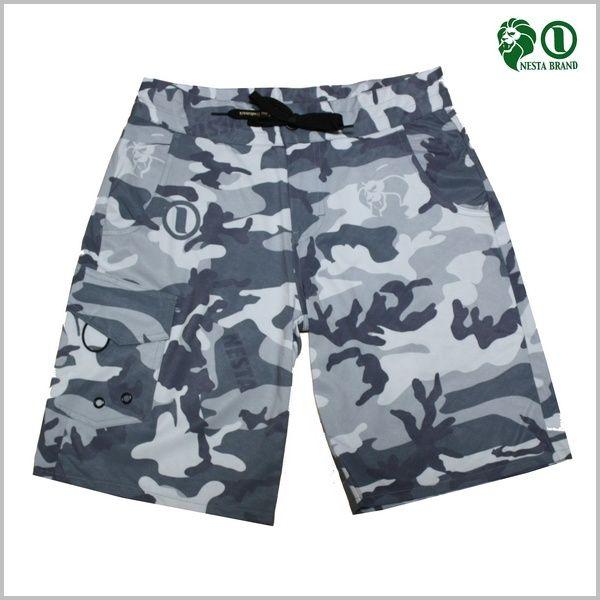 NESTA サーフトランクス LION CAMO SURF TRUNKS / SPS1422 SNOW ネスタ 水着 メンズ