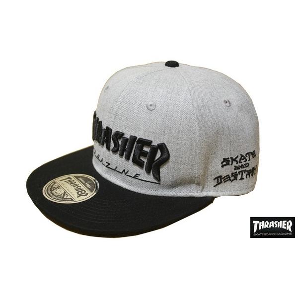 THRASHER キャップ MAG LOGO 平ツバキャップ THR-C03