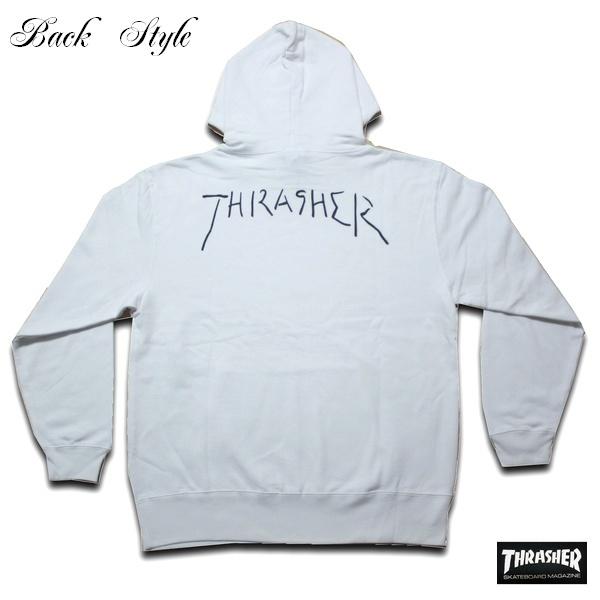 THRASHER（スラッシャー） パーカー GONZ HOODIE [WHT] TH8528PL 