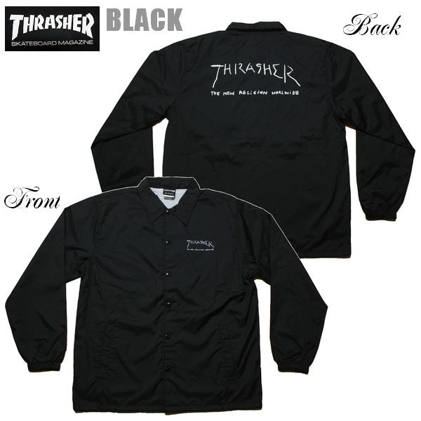 THRASHER（スラッシャー） コーチジャケット The New Religion World 