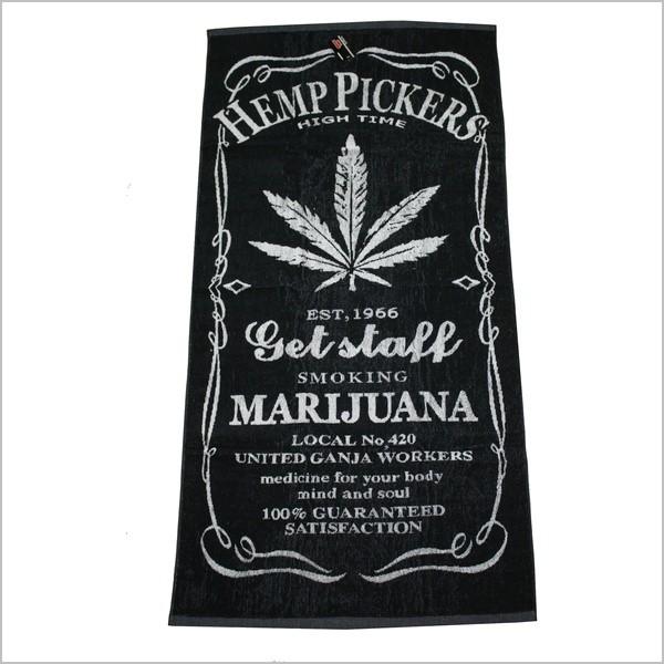 バスタオル HEMP PICKERS BLK ブラック 80933｜m-market-web