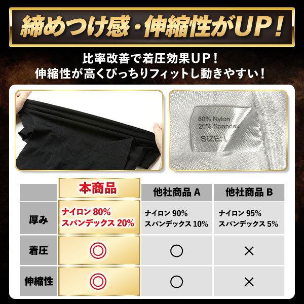 加圧インナー メンズ 加圧シャツ 加圧 着圧 タンクトップ 着圧シャツ 春 夏 夏用 矯正下着 姿勢矯正 猫背 インナー ウエア｜m-mode｜14