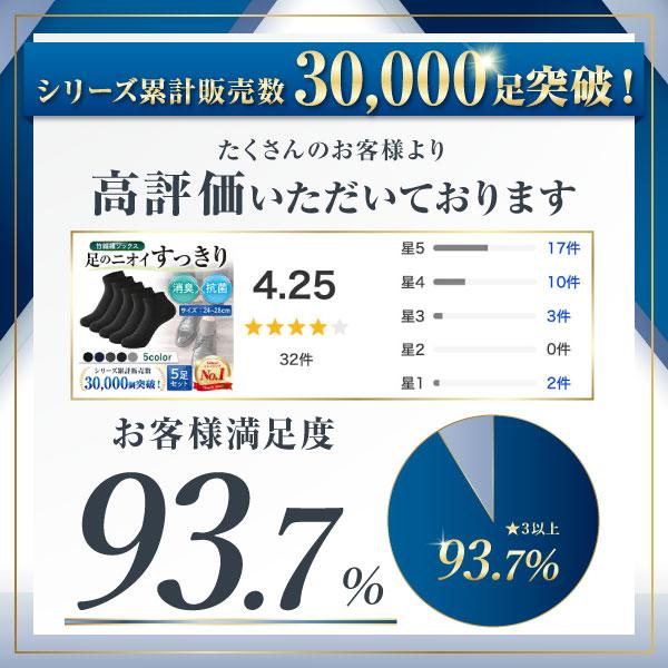 靴下 メンズ ビジネス ソックス ビジネスソックス ハイソックス 防臭 抗菌 消臭 紳士 セット 竹 綿｜m-mode｜09