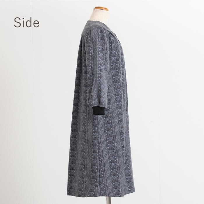 近年✨美品 マドモアゼルノンノン ウールロングシャツワンピース マキシ丈 日本製 近年✨美品 マドモアゼルノンノン ウールロングシャツワンピース