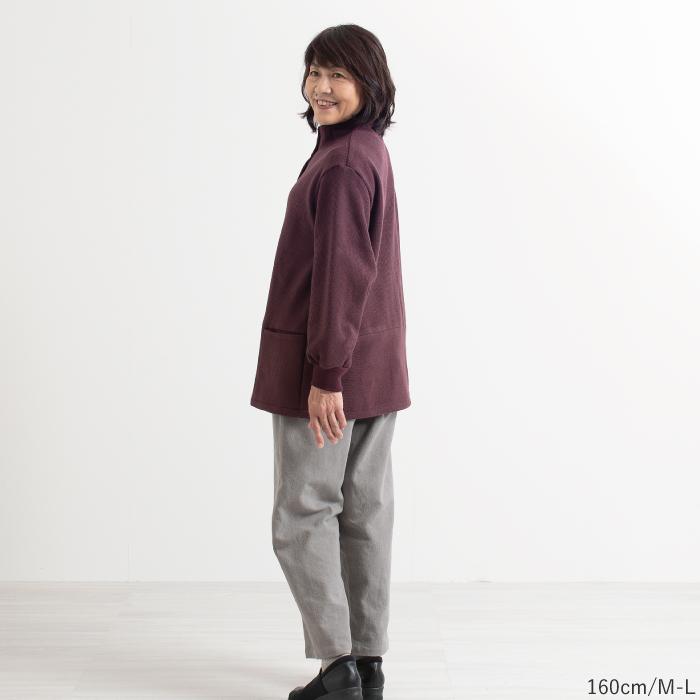 日本製】 裏起毛あったかスモック シニア 母の日 ファッション 80代 前