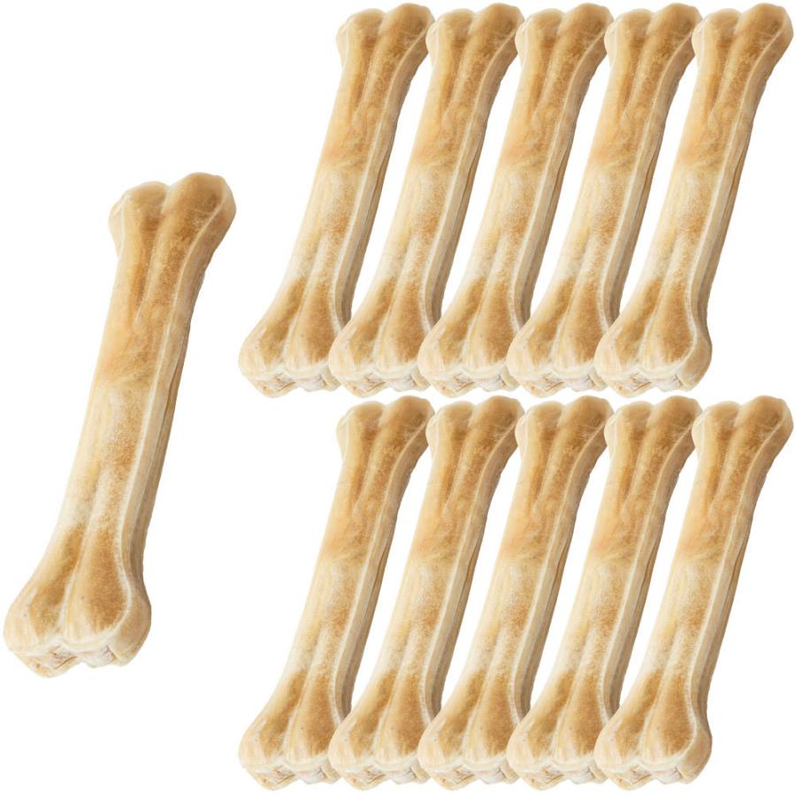 Nana ローハイドカルシウムボーン約25cm 10本セット 犬用ガム 噛むこと