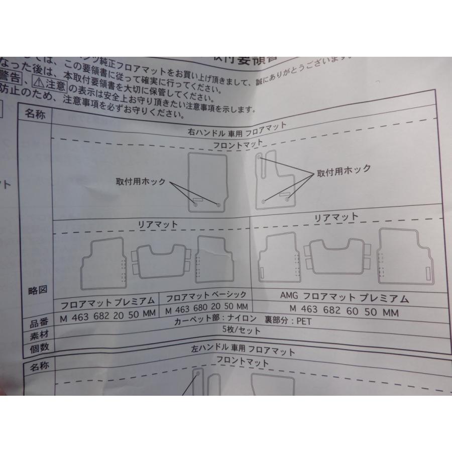 新品未使用 ベンツ純正 W463 Gクラス ゲレンデ 右ハンドル AMG 