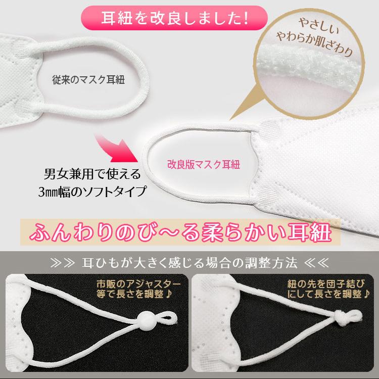 不織布マスク 立体マスク 日本製 30枚入 送料無料 JN95 レース柄 大特価｜m-nikuya｜09