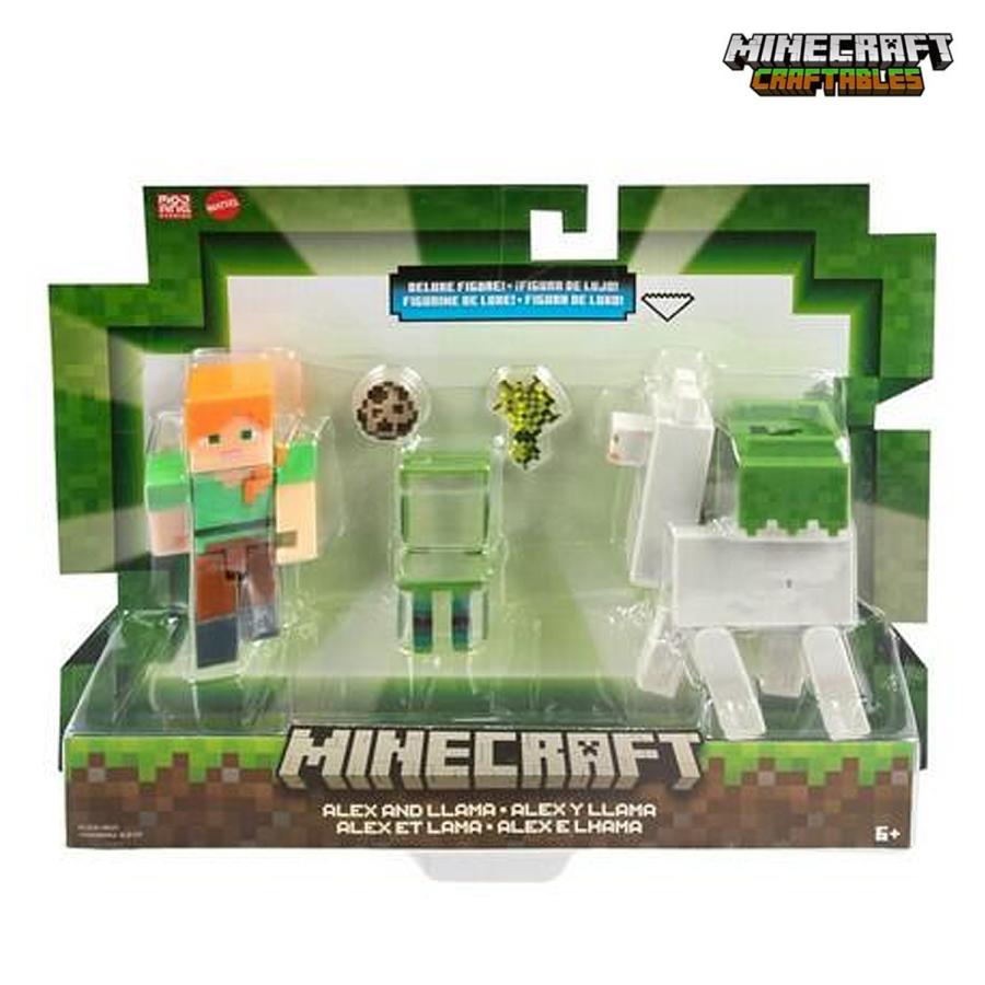 MATTEL マインクラフト ベーシックアクションフィギュア2体 MATTEL マインクラフト ベーシックアクションフィギュア2体