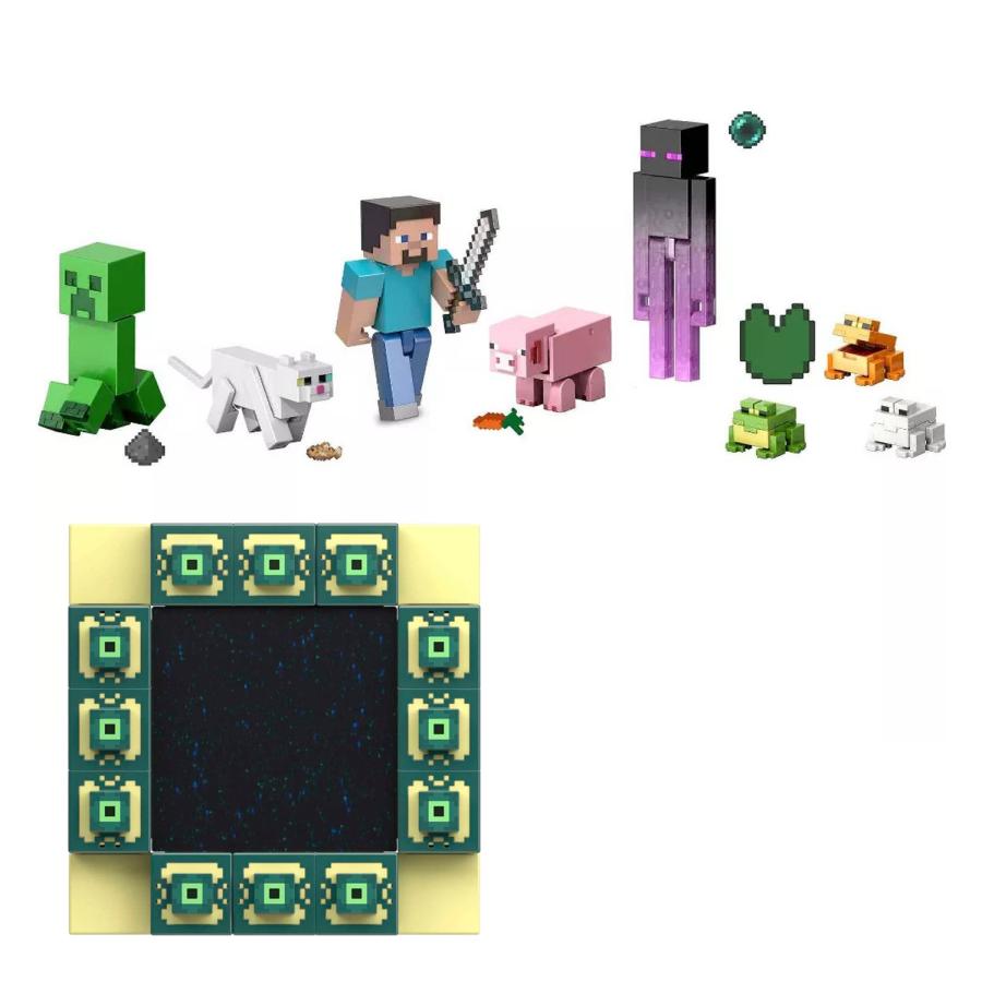 MATTEL マインクラフト ベーシックアクションフィギュア2体 MATTEL マインクラフト ベーシックアクションフィギュア2体