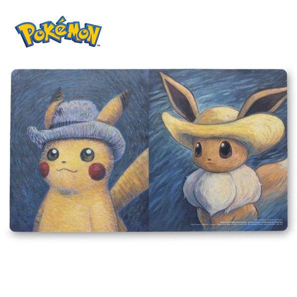 【海外限定】ゴッホ美術館 プレイマット デッキケース ピカチュウ コラージュ 新品未開封 ゴッホ ピカチュウ ゴッホ美術館 ダブルデッキケース