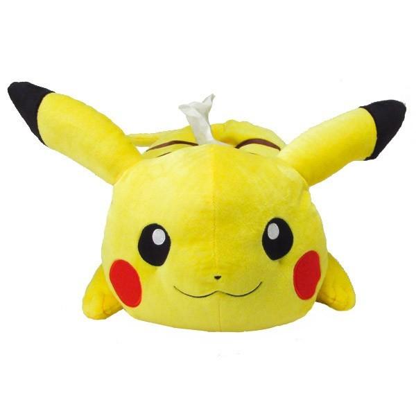 ポケットモンスター ピカチュウ ぬいぐるみティッシュカバー (寝そべり