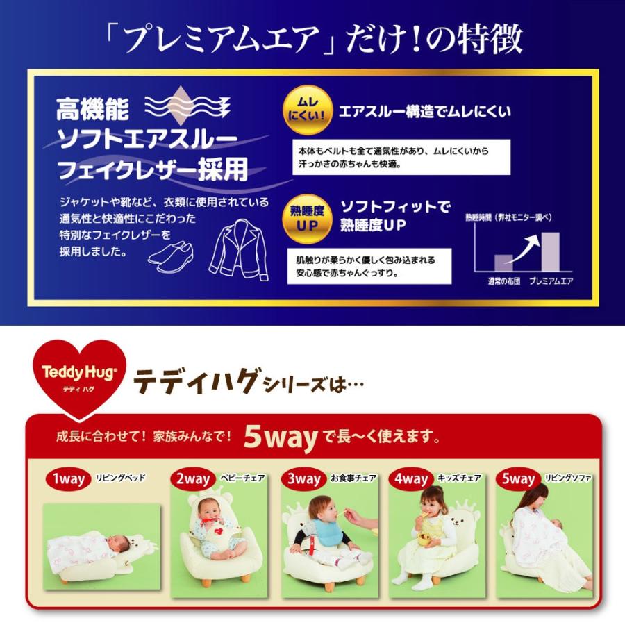 ベビーチェア 大人まで使える テディハグ セット 送料無料! 赤ちゃんから大人まで使えるチェア！ テディハグ