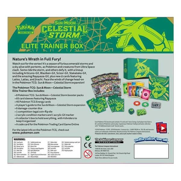 ポケモンカードゲーム サン ムーン エリートトレーナーボックス Celestial Storm 海外版 メモリーオンラインショップ 通販 Yahoo ショッピング
