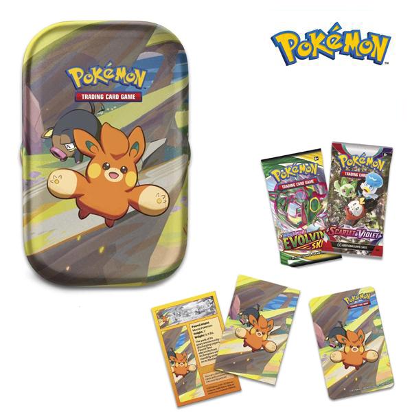 ポケモンカードゲーム 海外限定 ミニ缶(ダメカンケース) パルデア パモ