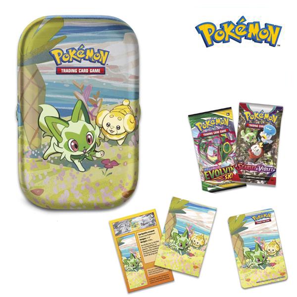 ポケモンカードゲーム 海外限定 ミニ缶(ダメカンケース) パルデア