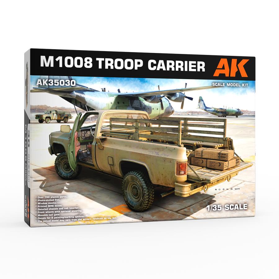 AKインタラクティブ 1/35 M1008 軍用トラック プラモデル AK35030