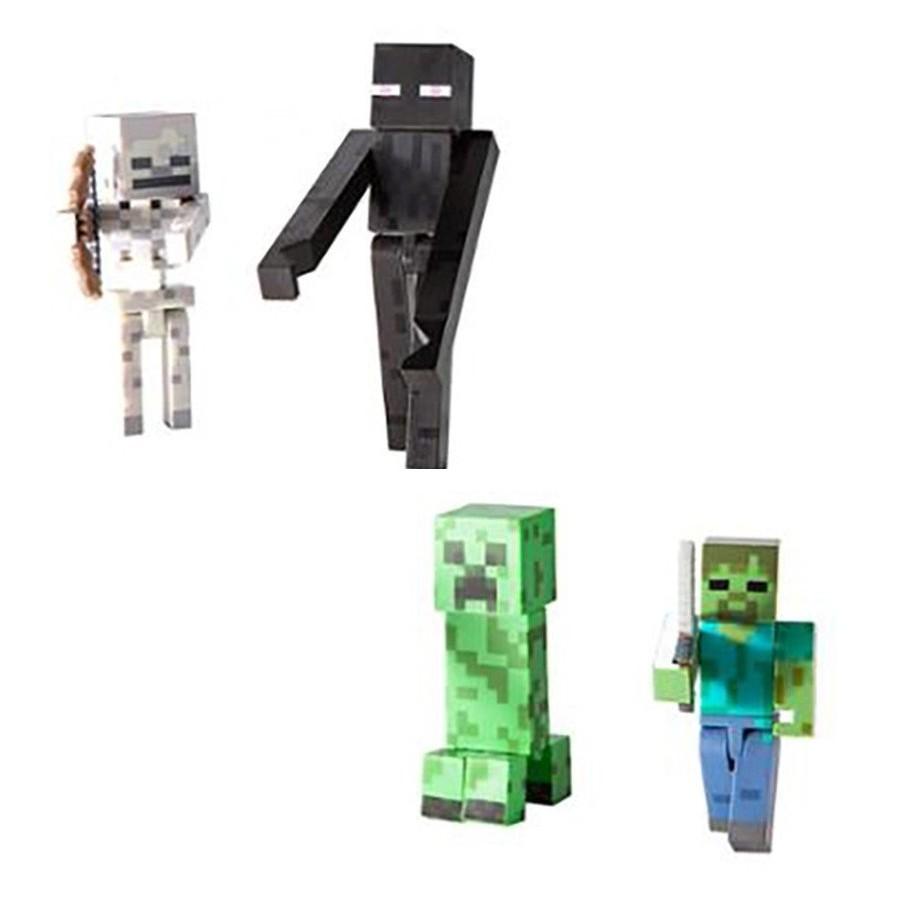 マインクラフト アクションフィギュア 敵キャラ4パック メモリーオンラインショップ 通販 Yahoo ショッピング
