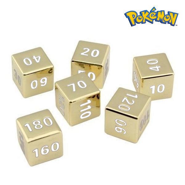 ポケモンカードゲーム 海外限定 メタルダメージダイス ゴールド