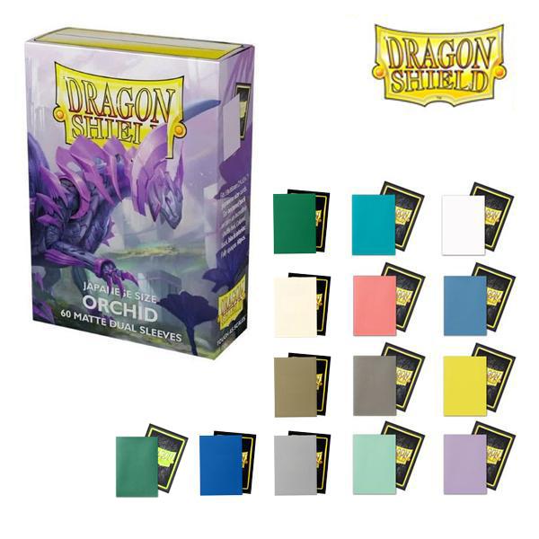 ドラゴンシールド スリーブ ジャパニーズサイズ( 遊戯王等) マットデュアル (60枚入り) DragonShieldDualmatte