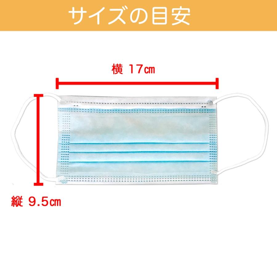 3層構造 不織布マスク 50枚入り ブルー : メモリーオンラインショップ